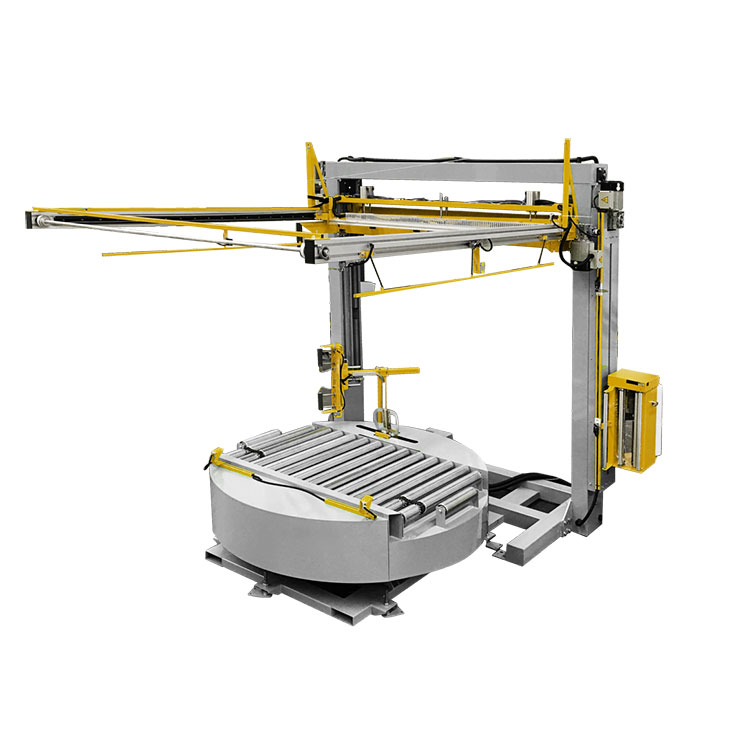 Vollautomatische Disc-Top-Wickelfolienmaschine